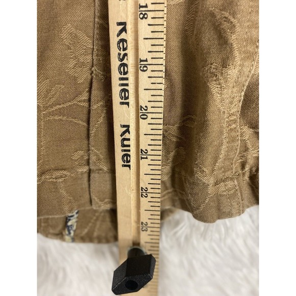 i.e. Relaxed Jacket Fitted Blazer Button Front Embroidered Floral XL - Picture 7 of 8